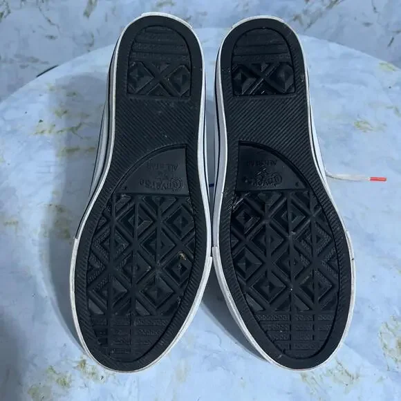 Converse All Star Chuck Taylor Youth Kids Size 4.5 Shoes White Colorful Sneakers - Picture 8 of 13